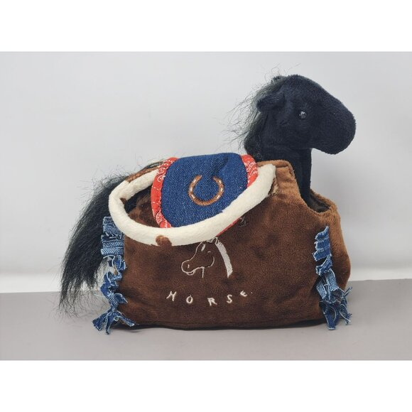 Windhorse Plush Critters Pony Horse Purse &‎ Stuffed Animal Set - Picture 1 of 15